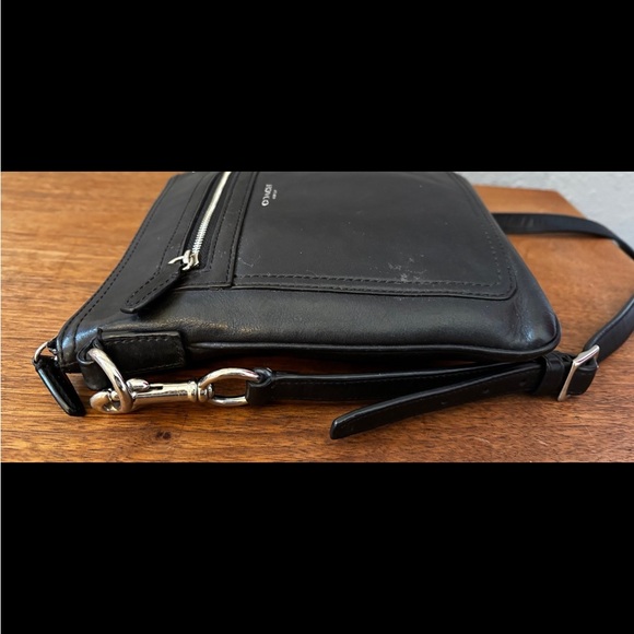 Coach Legacy Black Leather Slim Crossbody Bag - Picture 5 of 10